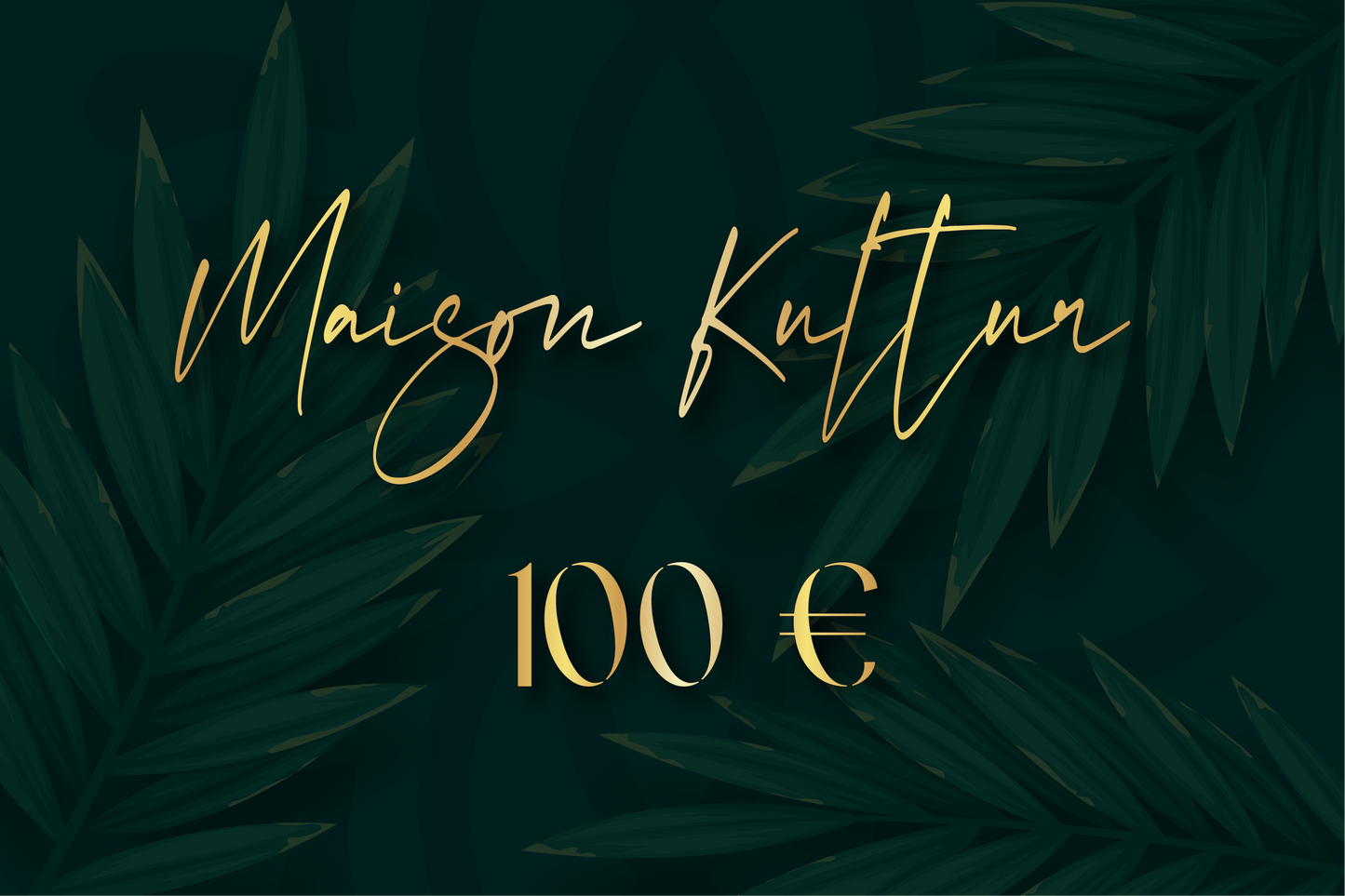 Carte cadeau Maison Kultur
