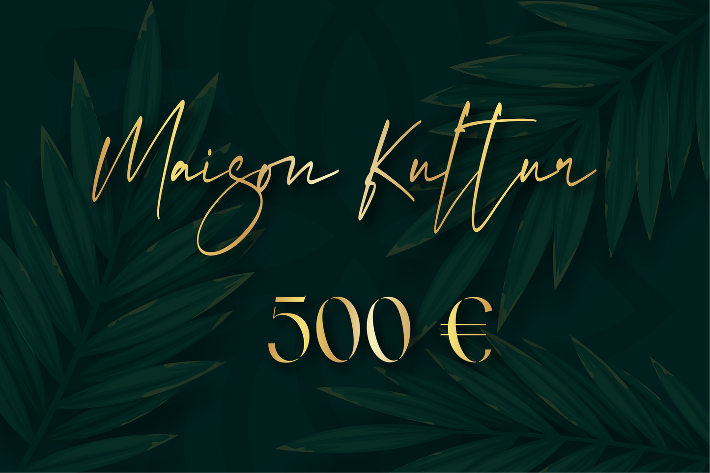 Carte cadeau Maison Kultur